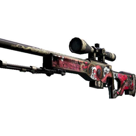 AWP | Gold dust snake (slightly worn)